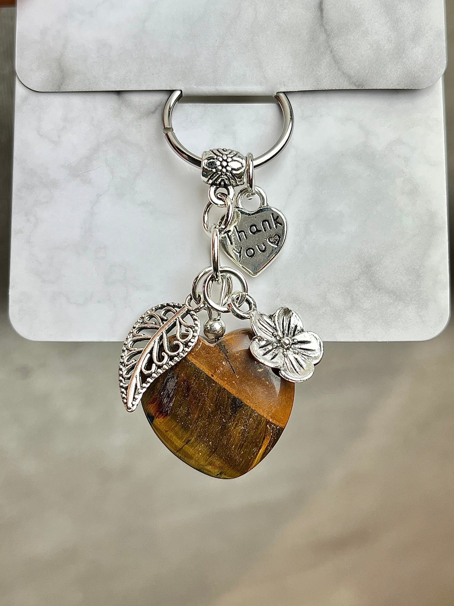 Tigerøye Nøkkelring