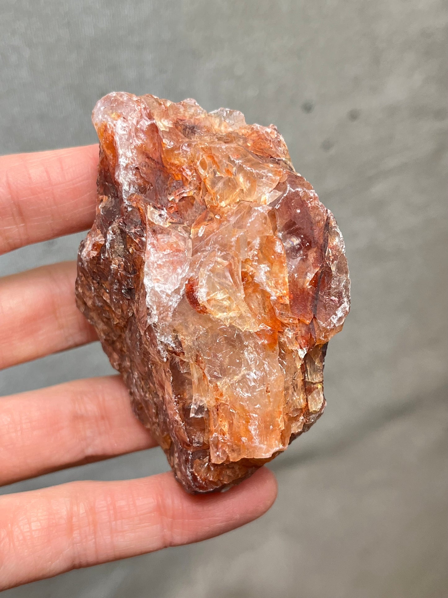 Flammekvarts Rå 70-90mm