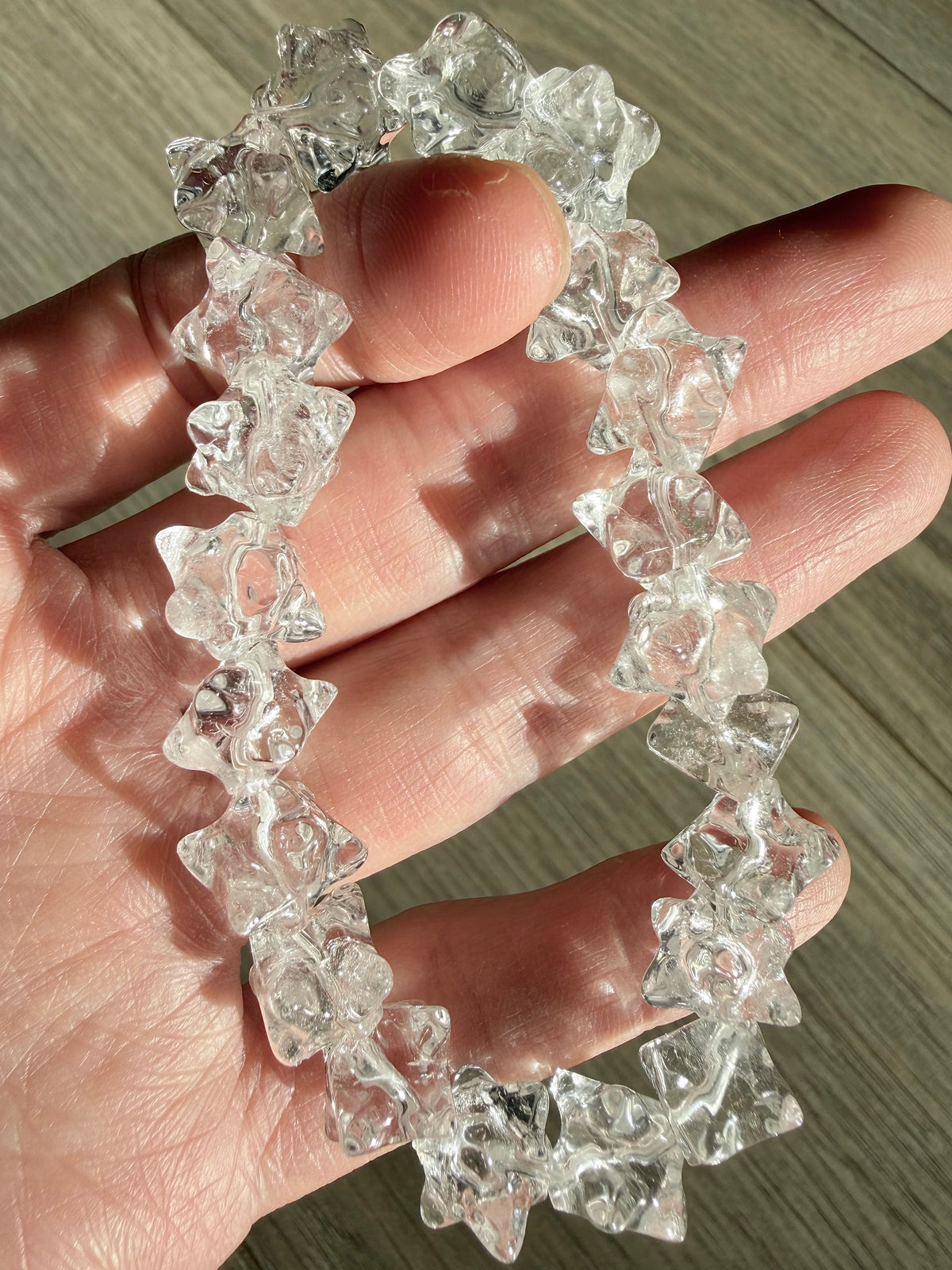 Bergkrystall klarkvarts armbånd 11mm+