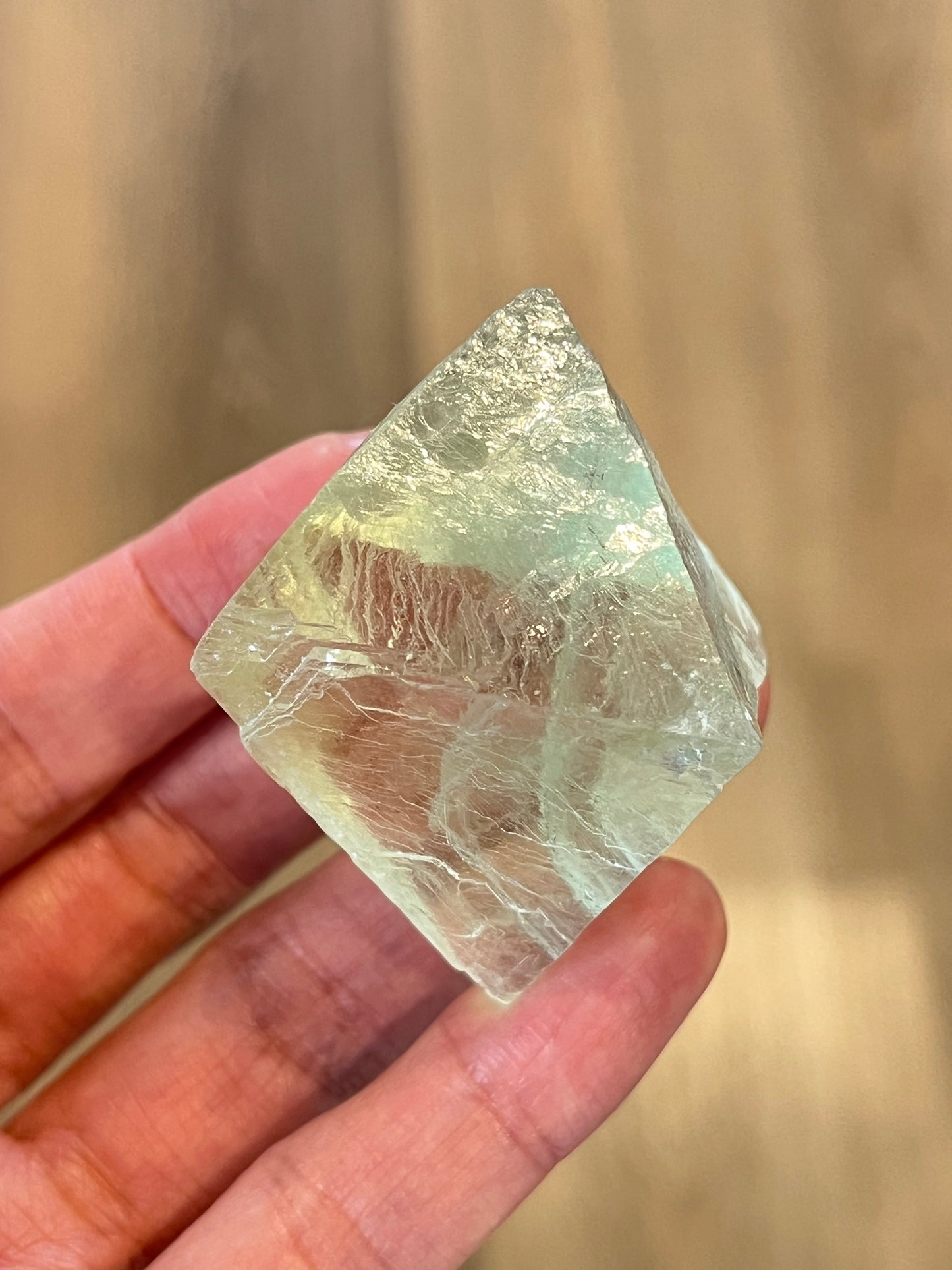 Fluoritt Oktaeder XL