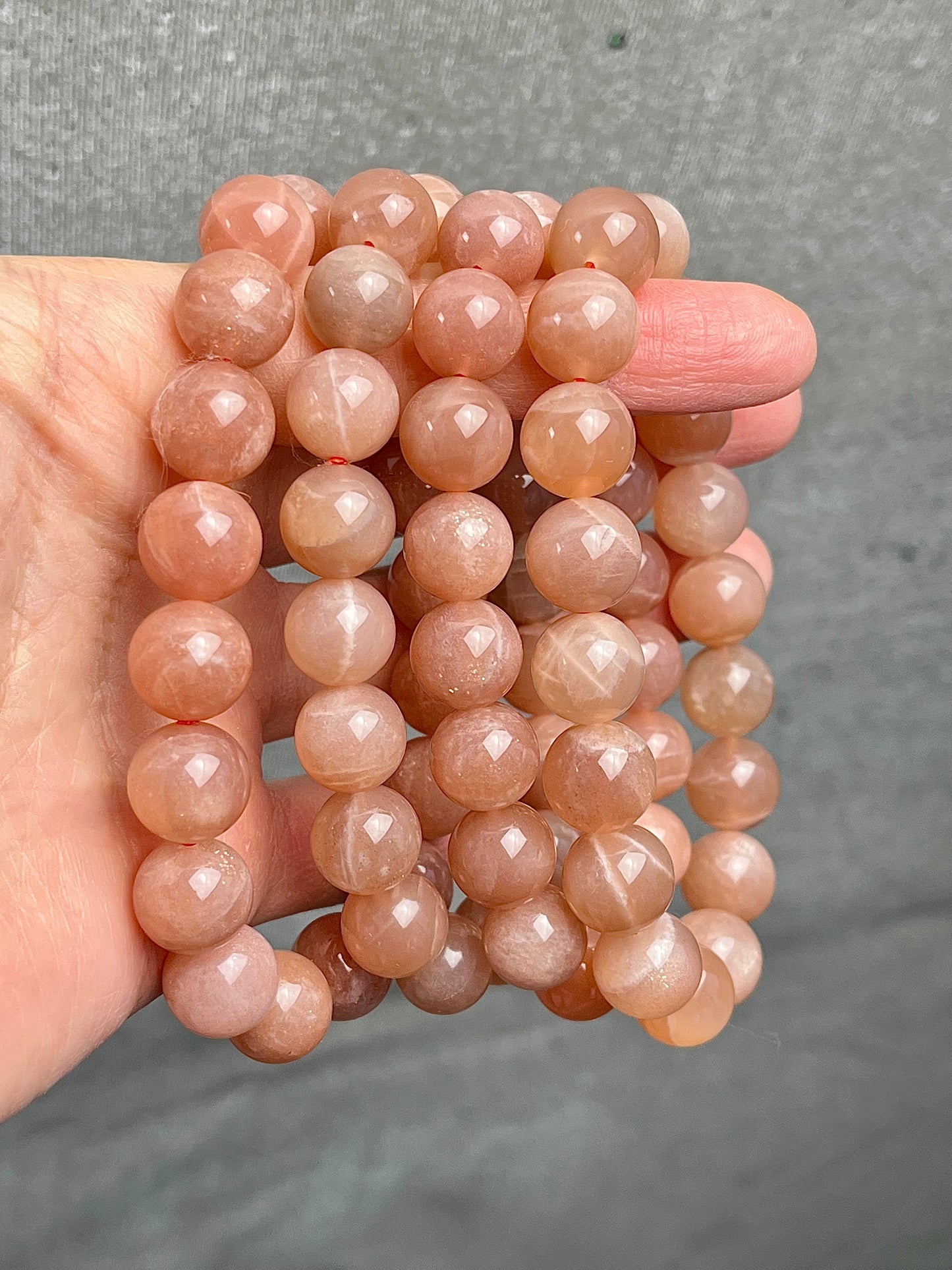 Moonstone bracelet 11-12mm+