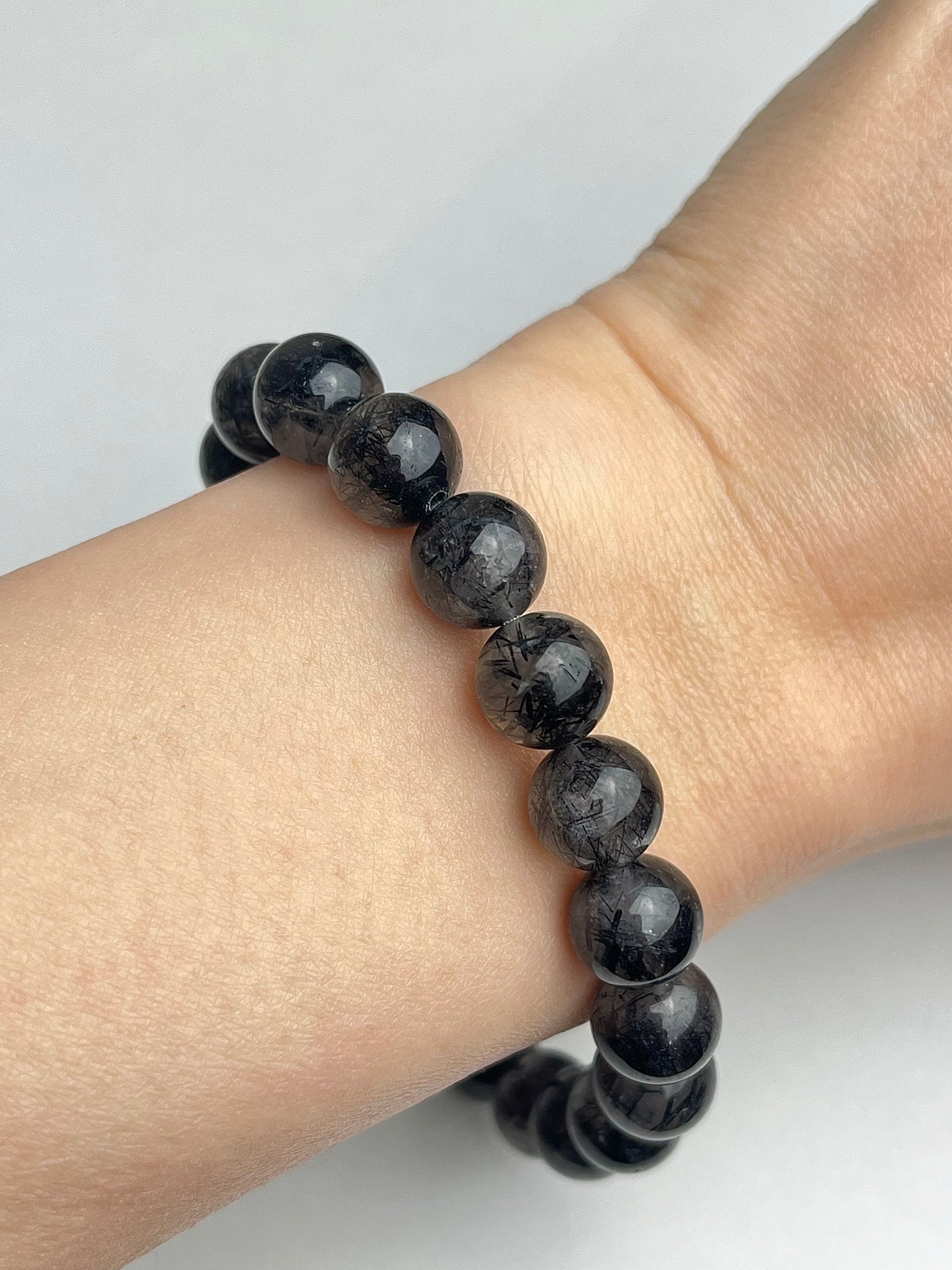 Turmalinkvarts armbånd 9mm+