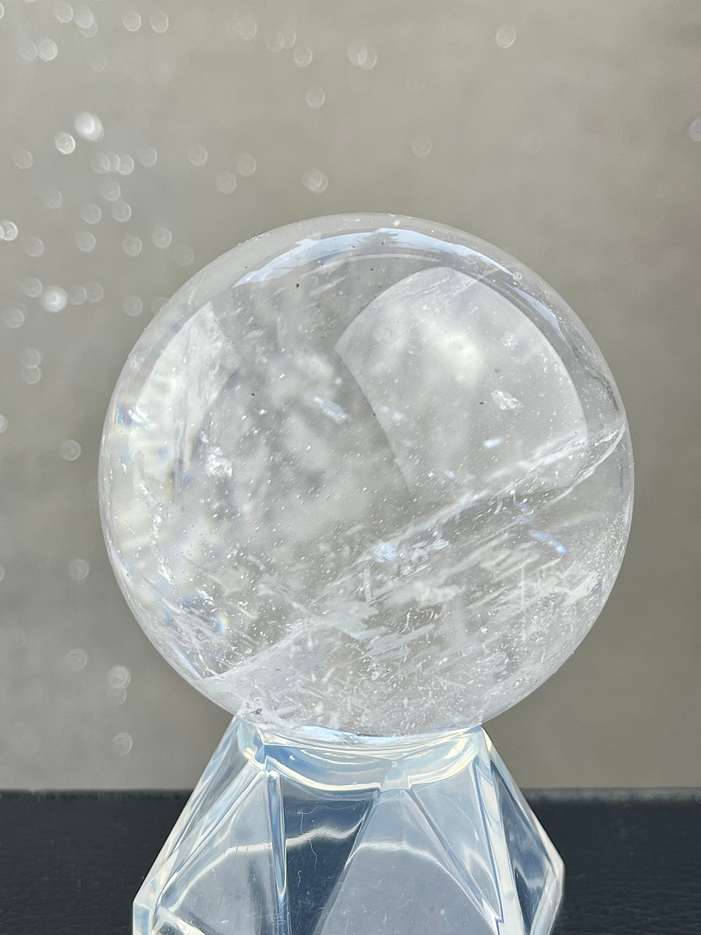 Bergkrystall klarkvarts kule