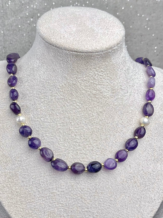 Ametyst Halskjede