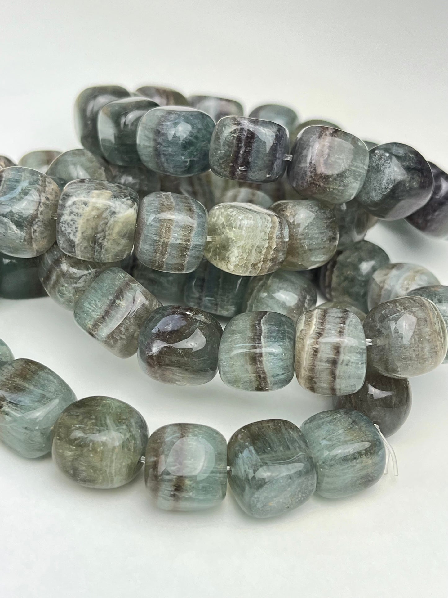 Fluoritt armbånd 11-12mm+