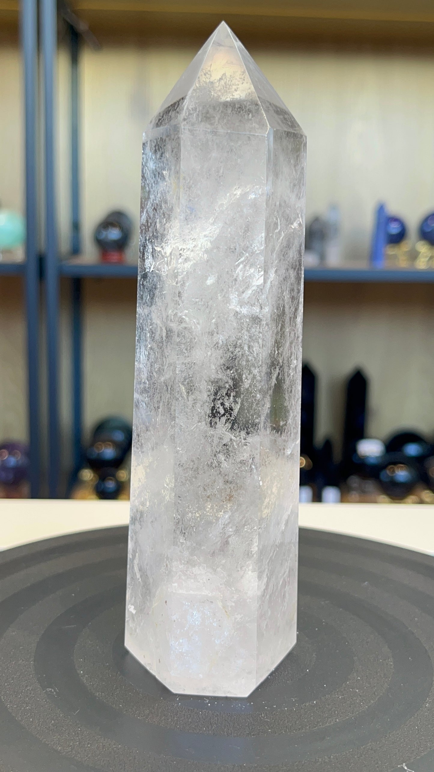 Clear Quartz Tower