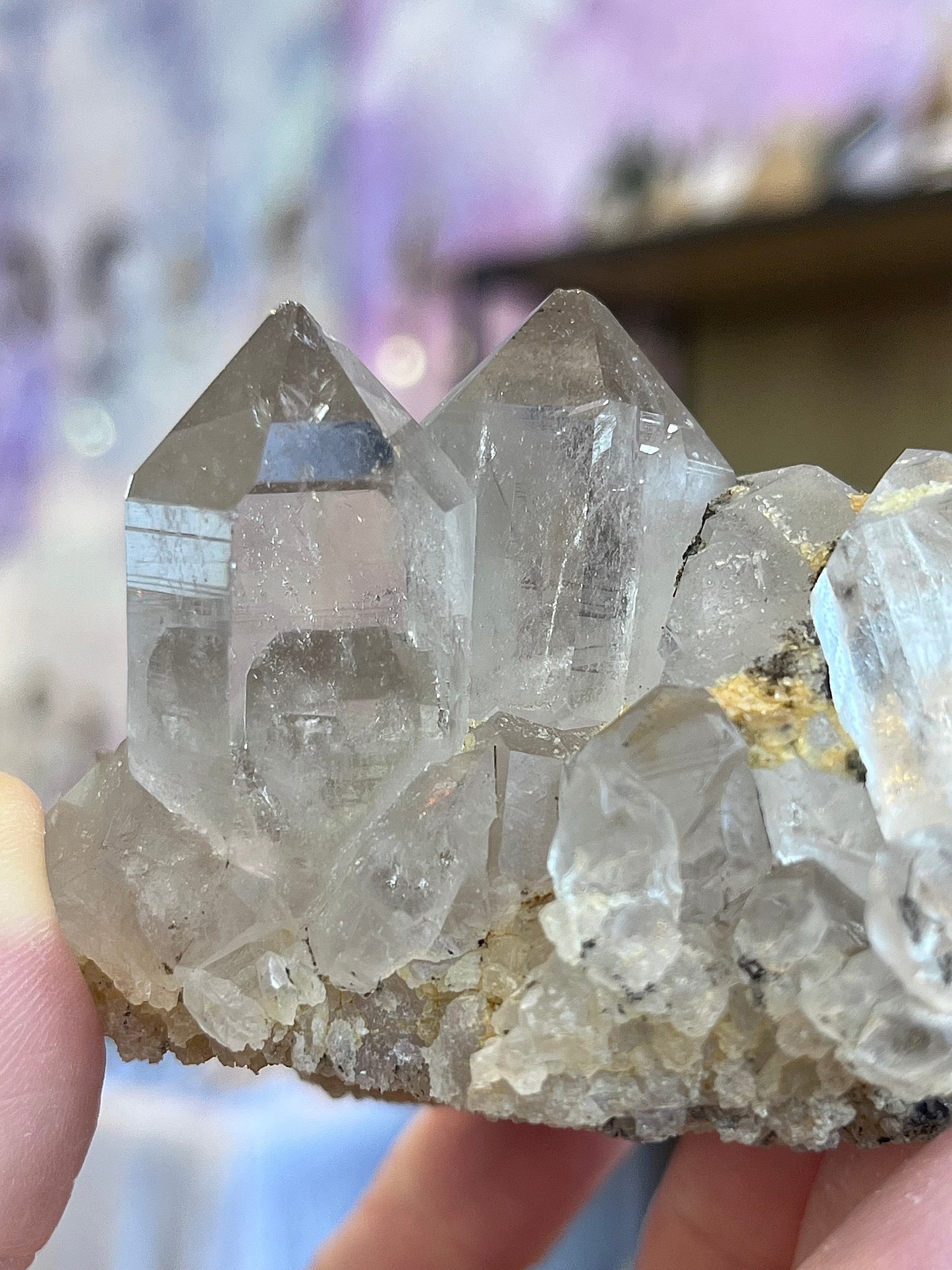 Smoky Quartz Cluster from Brazil