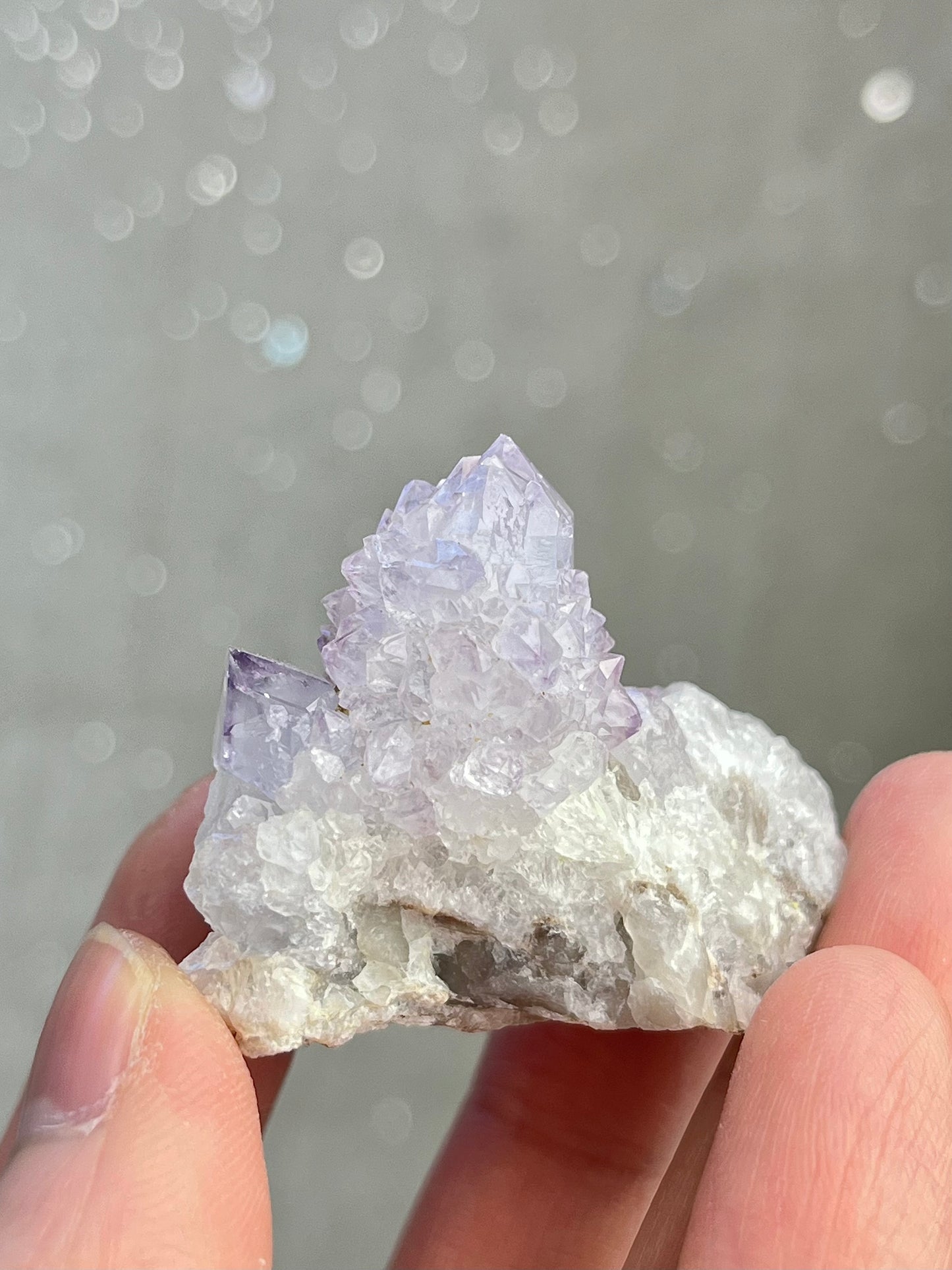 Ametyst kaktuskvarts (spirit quartz)
