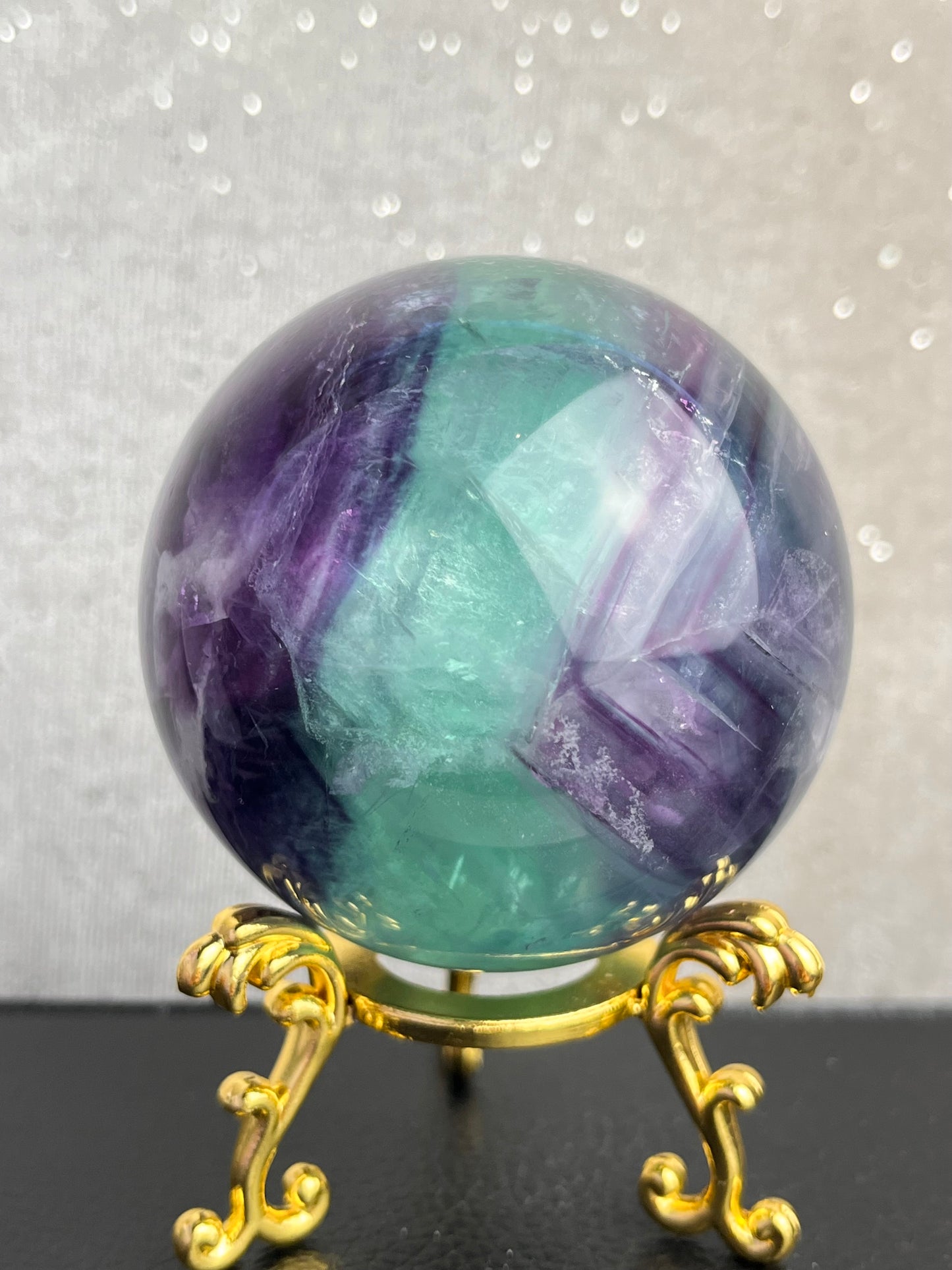 Regnbue Fluoritt Kule