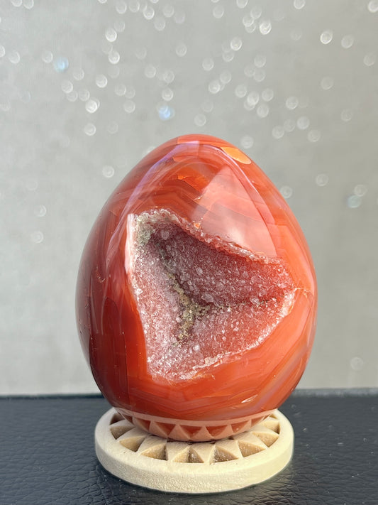 Druzy Karneol Egg