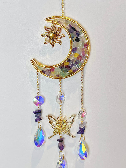 Krystall solfanger, Fluoritt