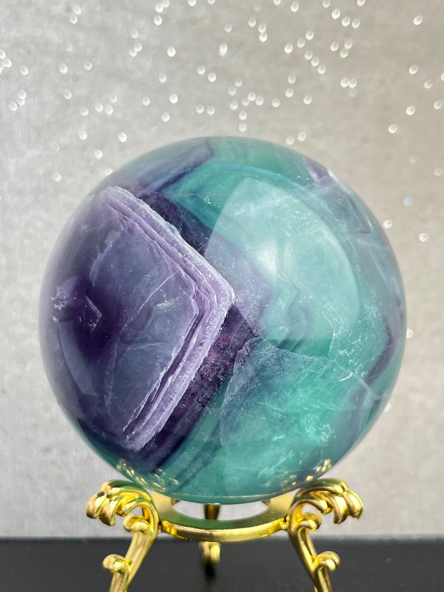 Regnbue Fluoritt Kule