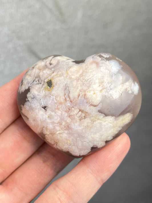 Blomster Agat Hjerte