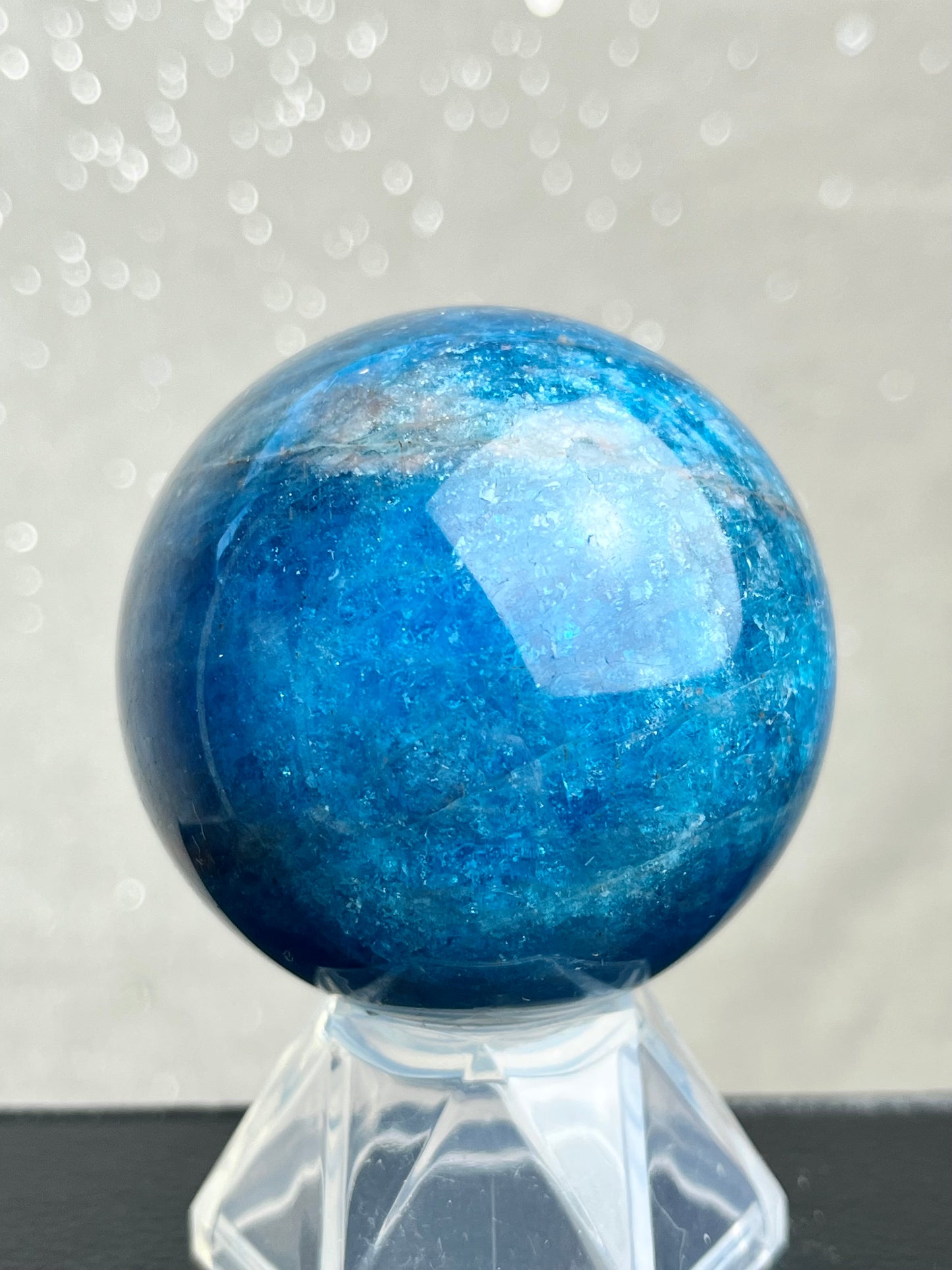 Blå Apatitt kule