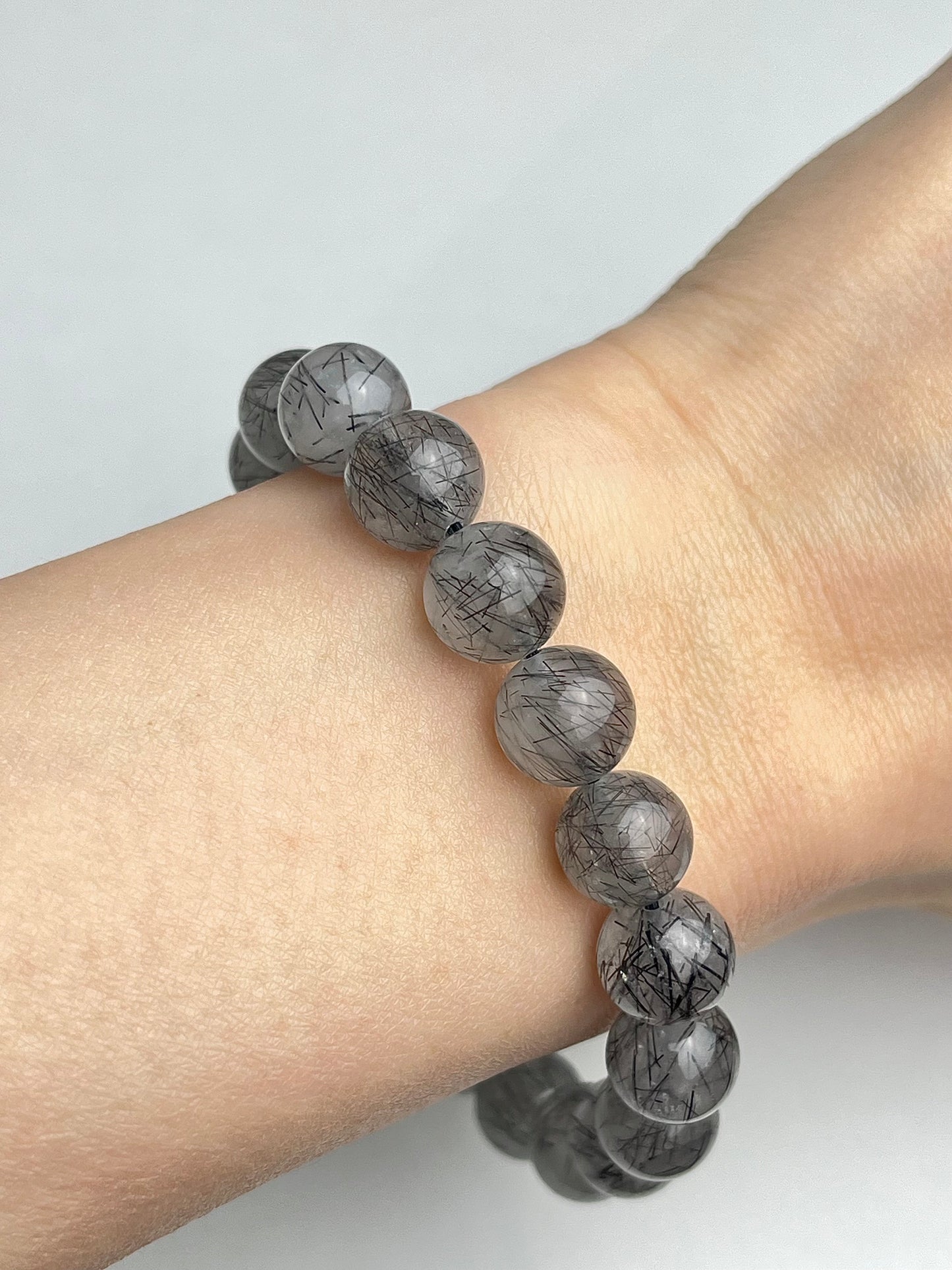 Turmalinkvarts armbånd 10mm+