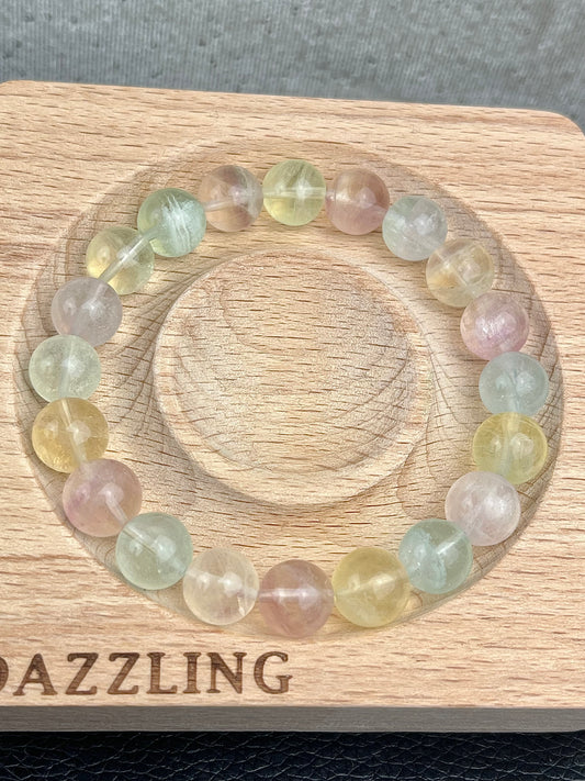 Fluoritt armbånd 10mm+