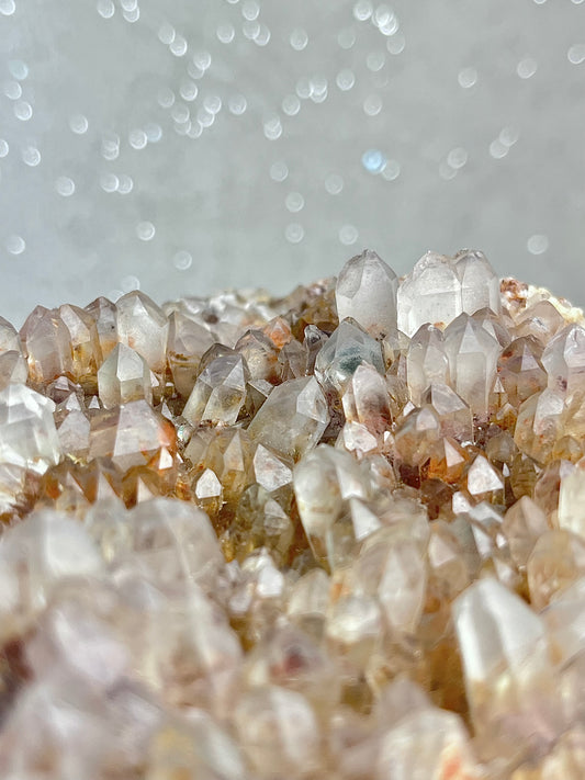 Kvarts gruppe med kloritt, hematitt og jernoksid