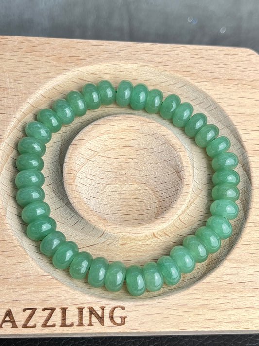 Grønn Aventurin armbånd 8mm+