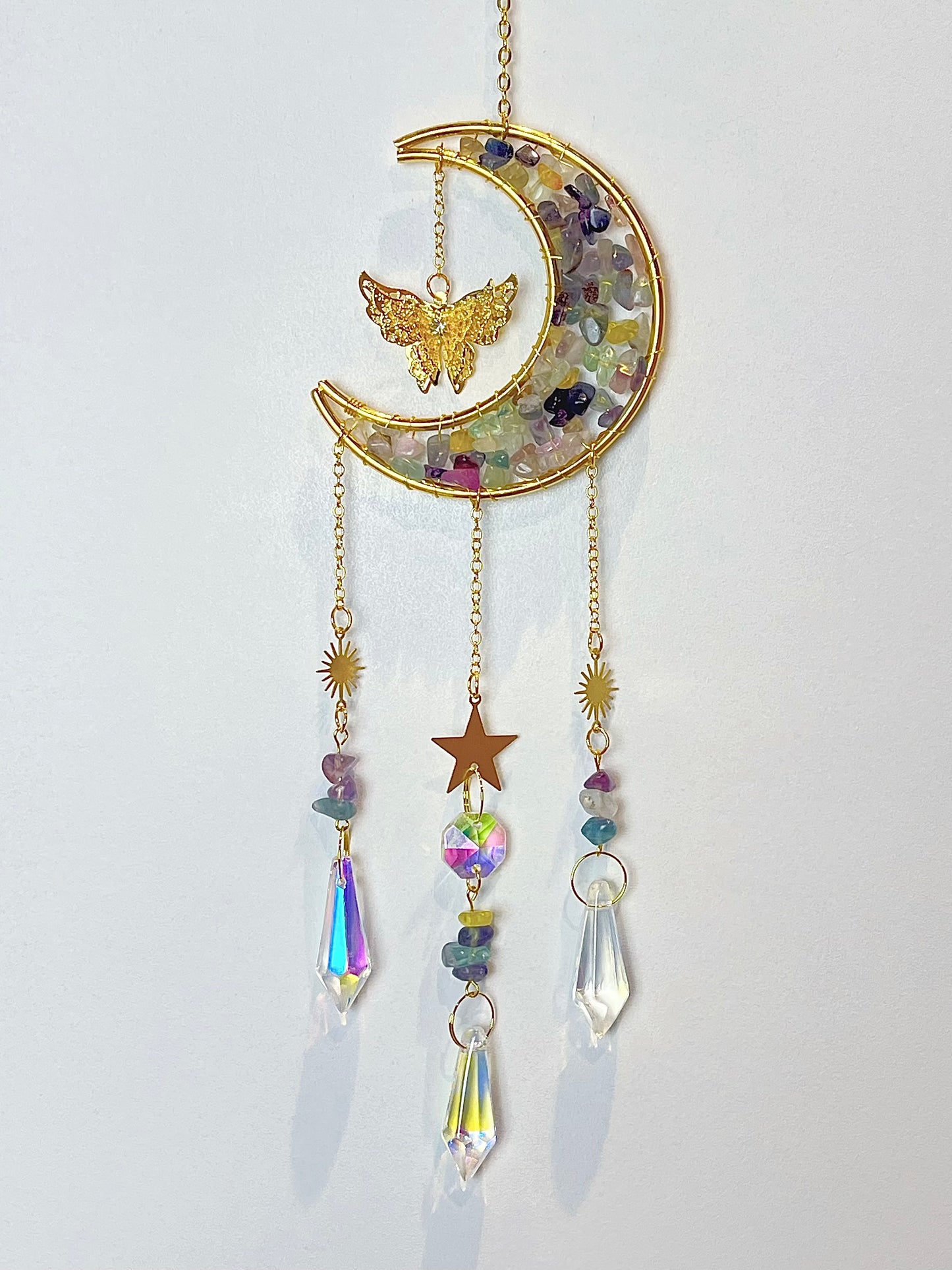 Krystall solfanger, Fluoritt