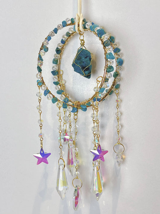 Krystall solfanger, Blå Apatitt