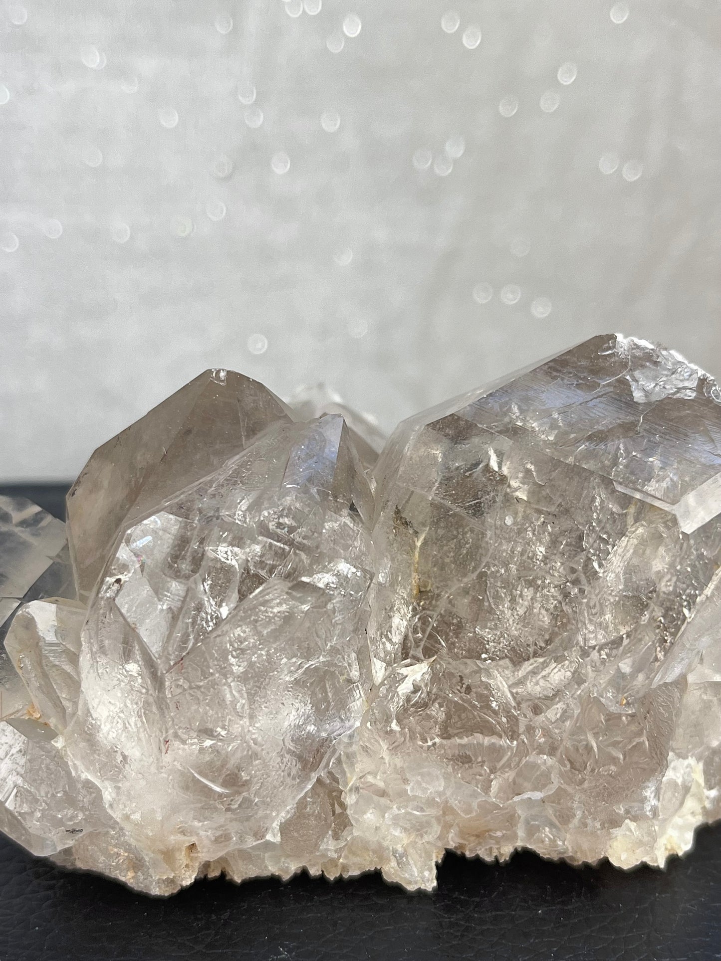 Smoky Quartz Cluster with Rutile from Brazil