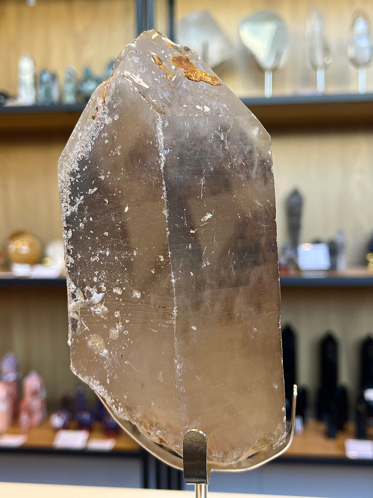 Smoky quartz from Madagascar (with stand),1.3kg