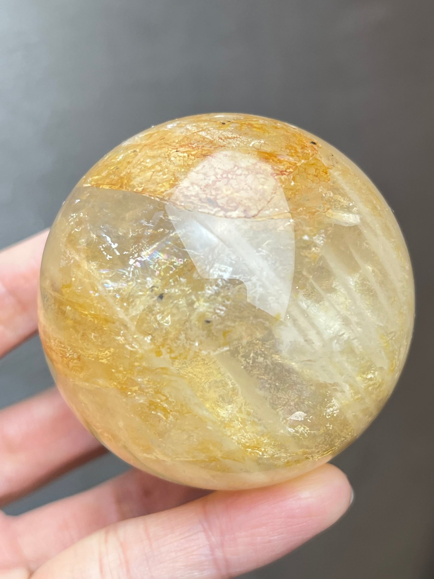 Golden healer kvarts kule