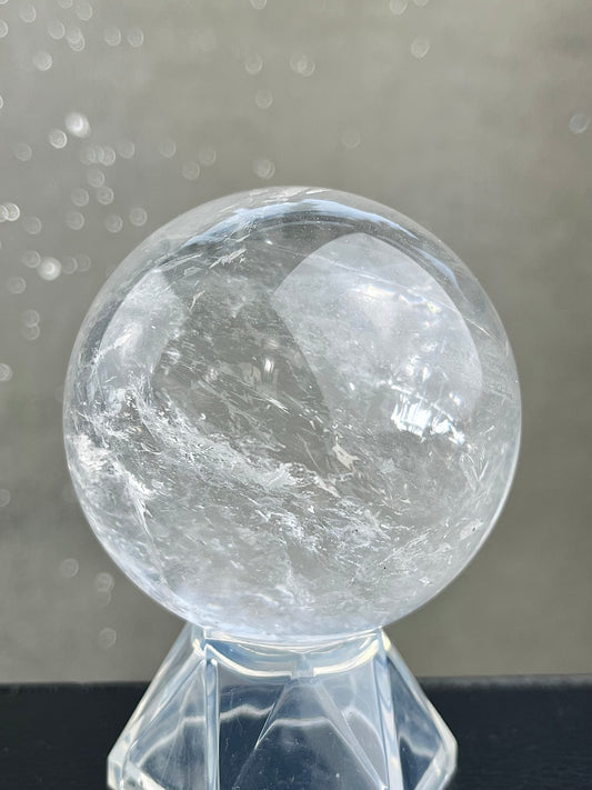 Bergkrystall klarkvarts kule