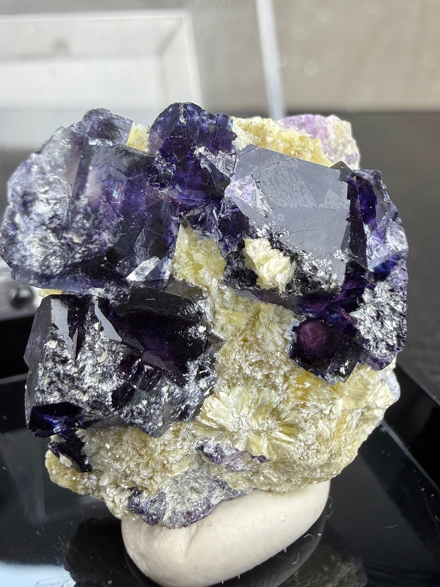 Fluorite with box