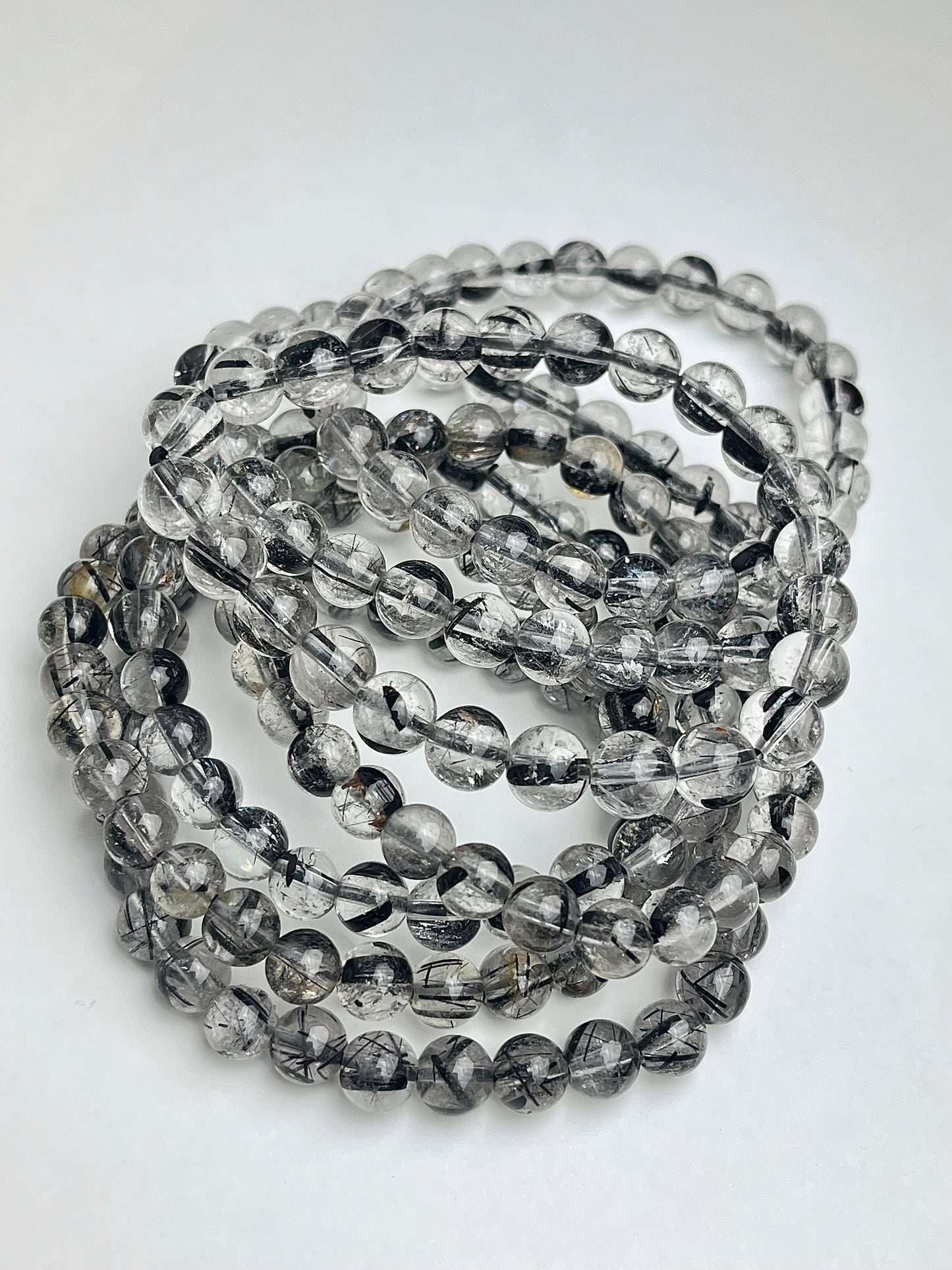 Turmalinkvarts armbånd 7mm+