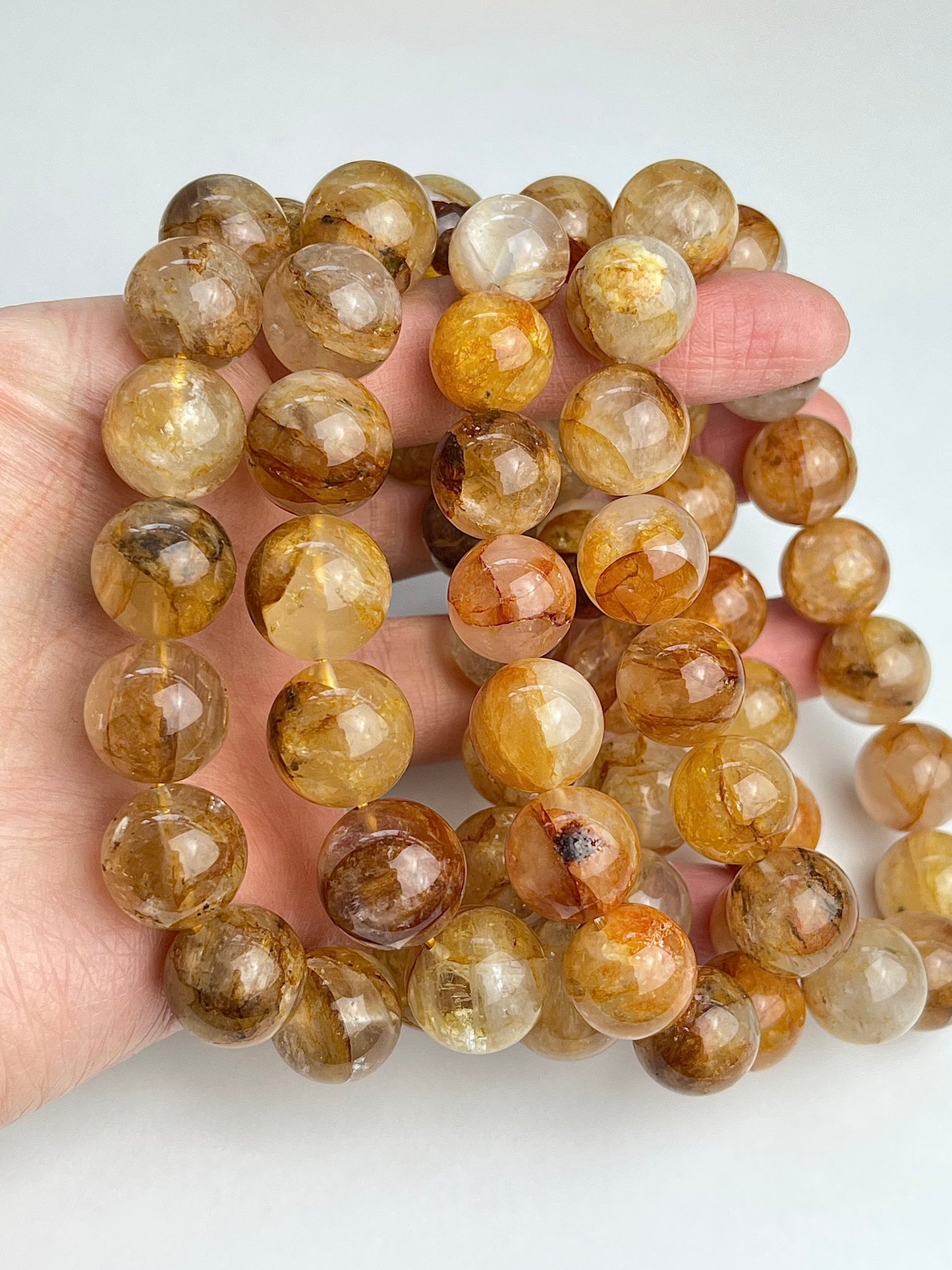 Golden Healer Quartz Bracelet 13-14mm+