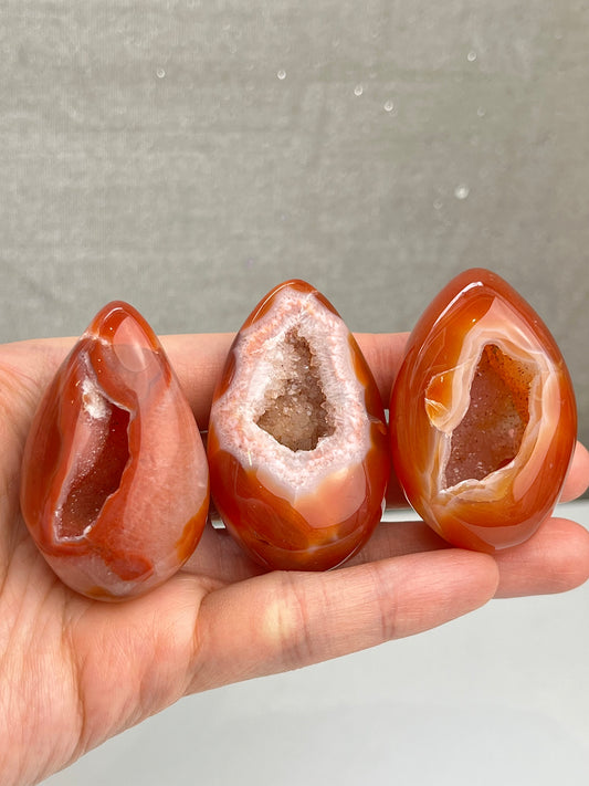 Druzy Karneol Egg