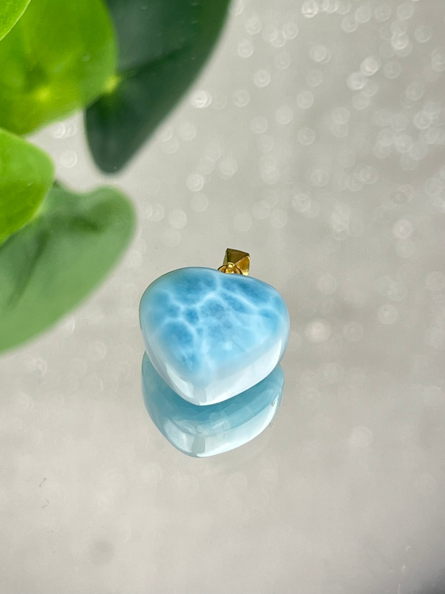 Larimar Anheng i 925 sterling sølv