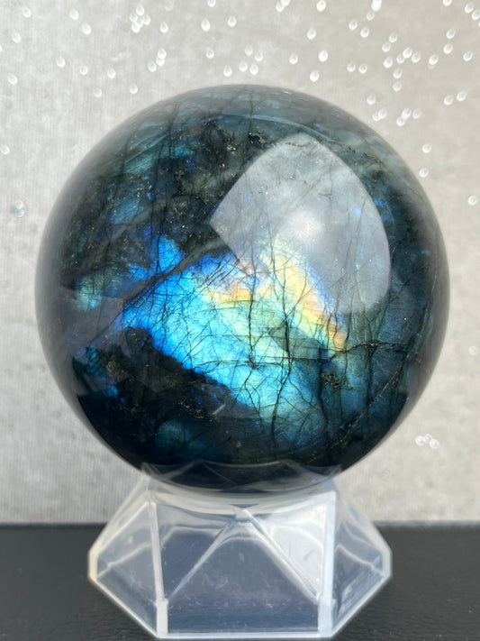 Labradoritt kule 7.6cm