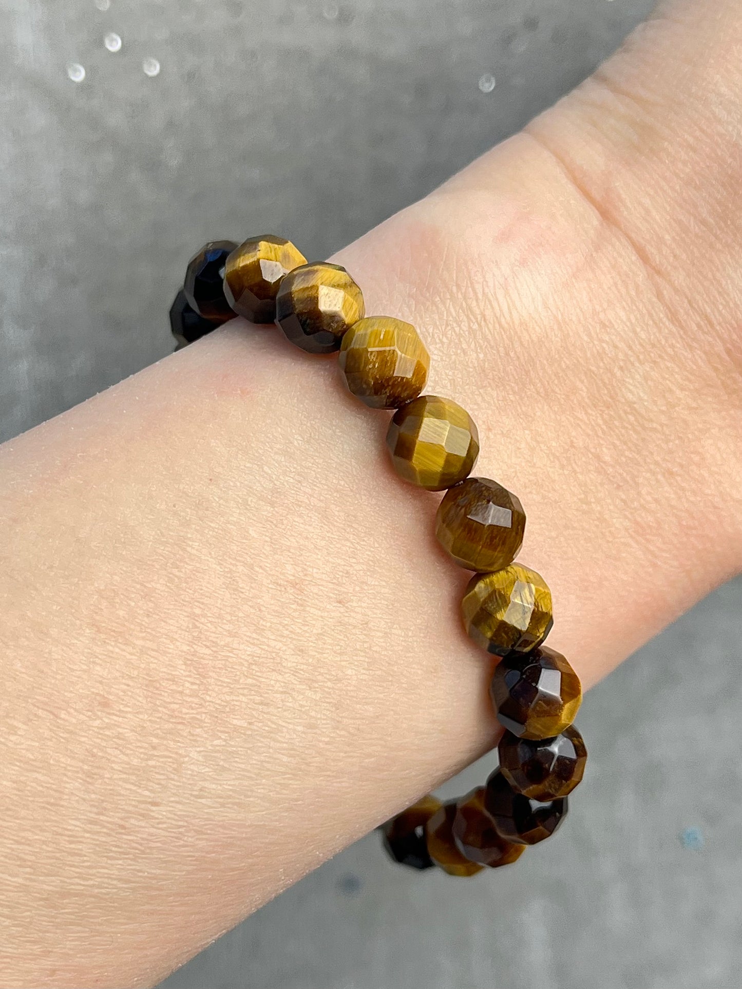 Tigerøye armbånd 8mm+