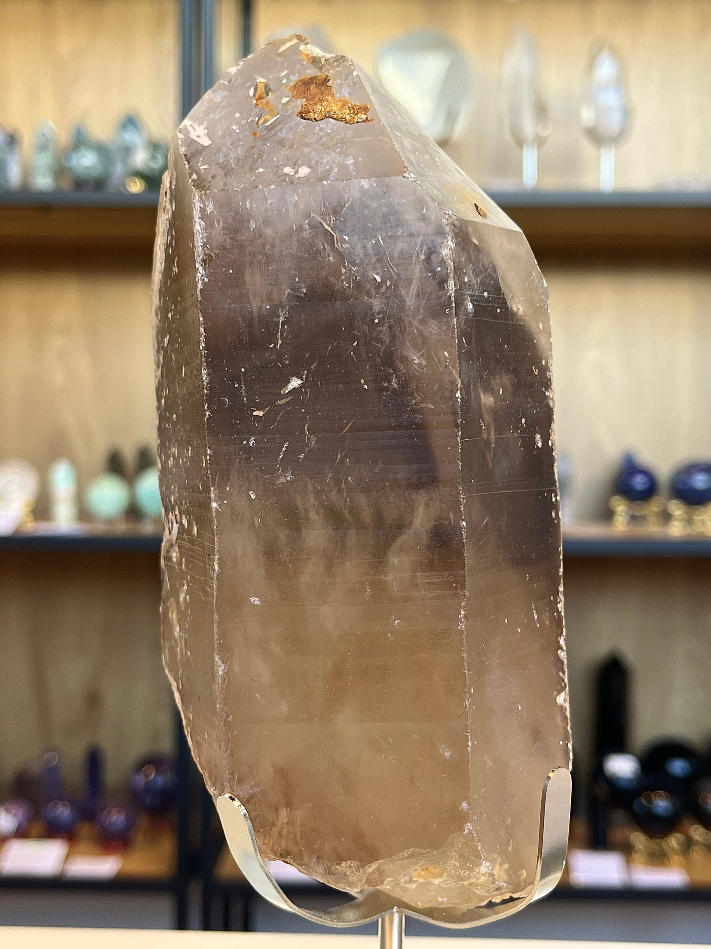Smoky quartz from Madagascar (with stand),1.3kg