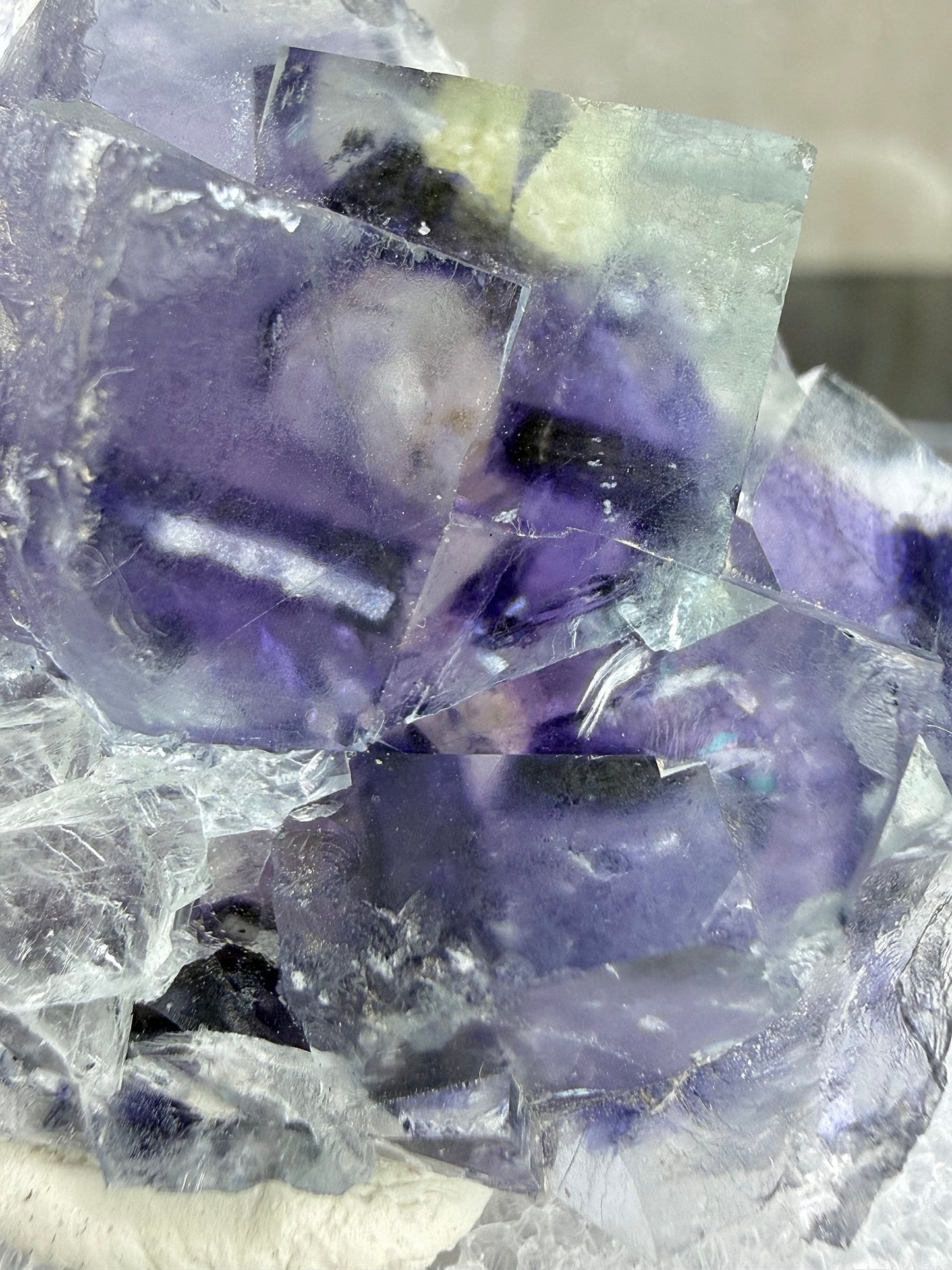 Fluorite with box