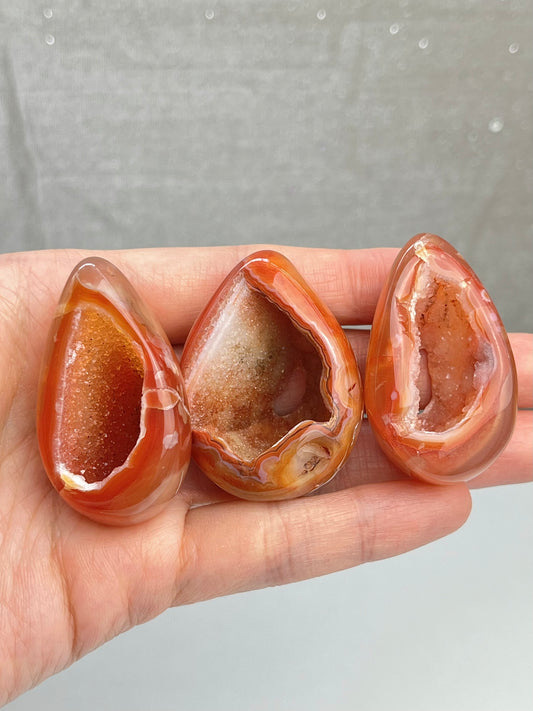 Druzy Karneol Egg