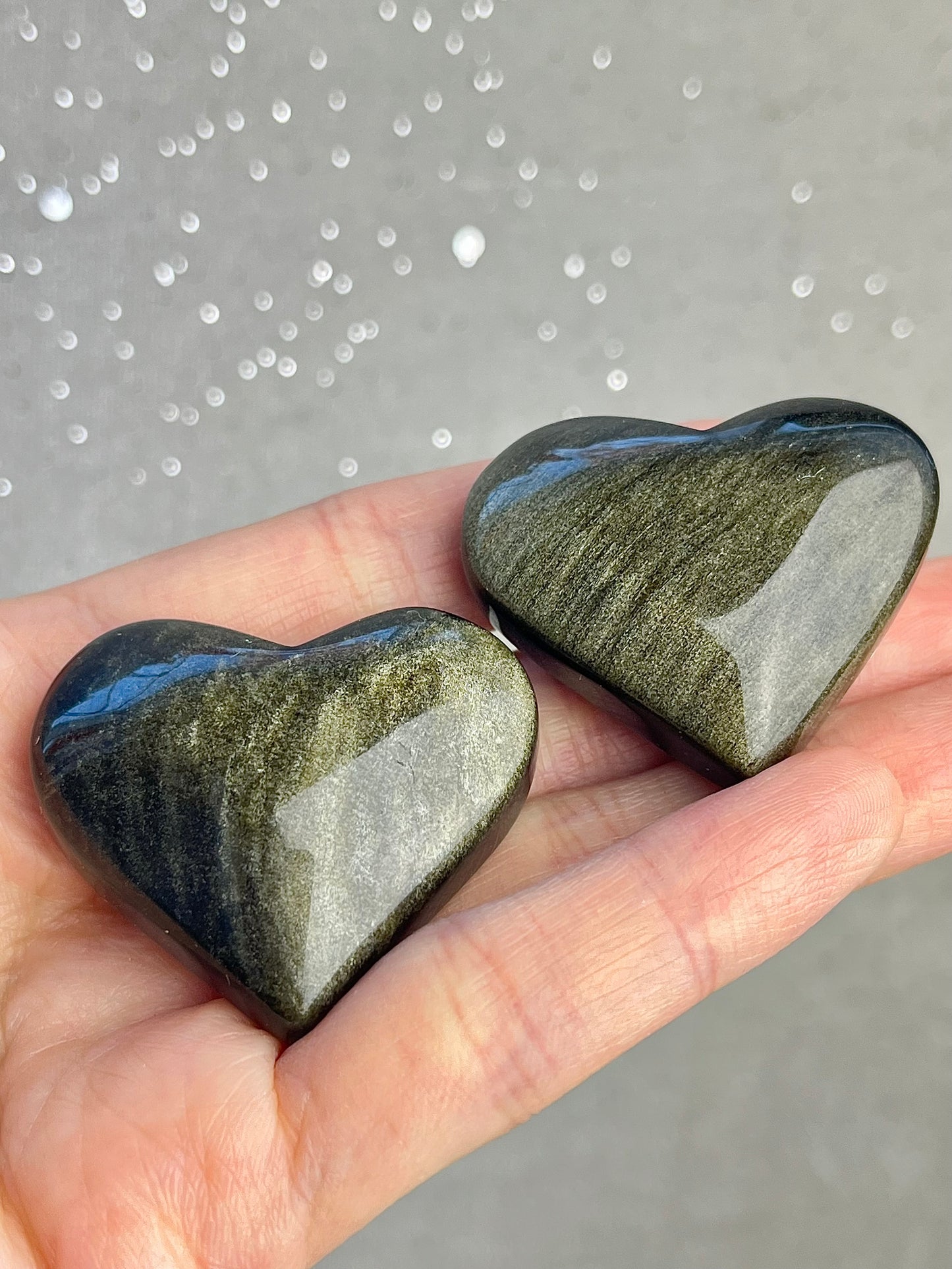 Gull Obsidian Hjerte