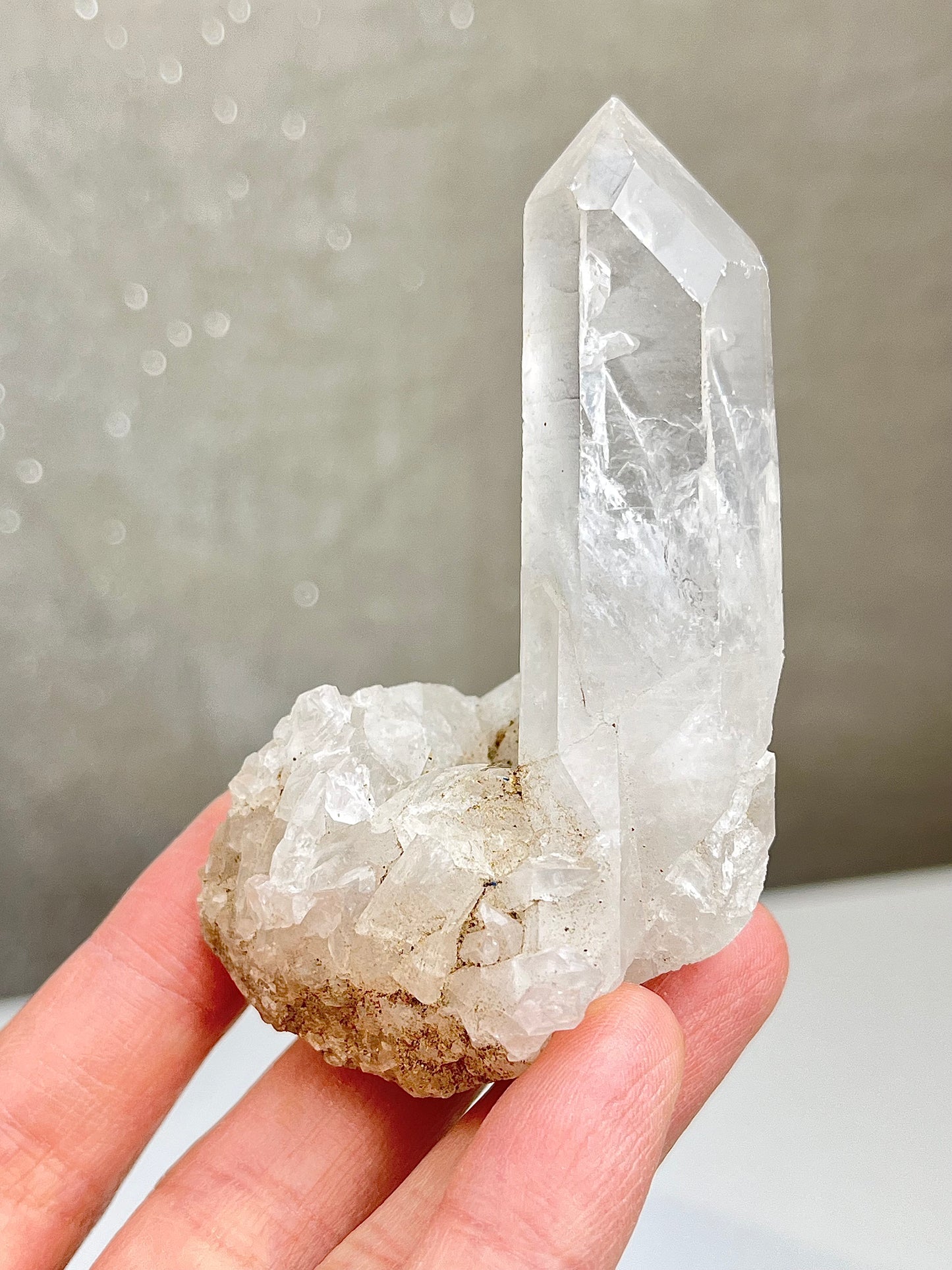 Bergkrystall klynge/gruppe