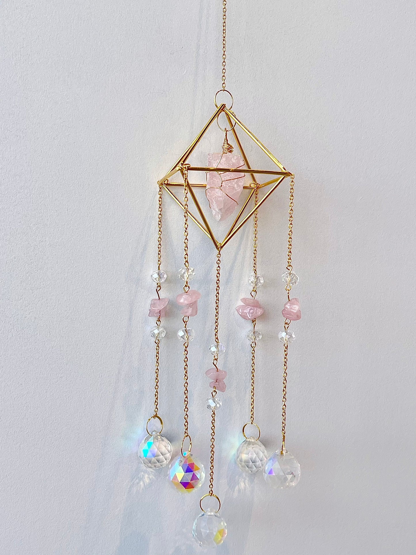 Krystall solfanger, Rosenkvarts