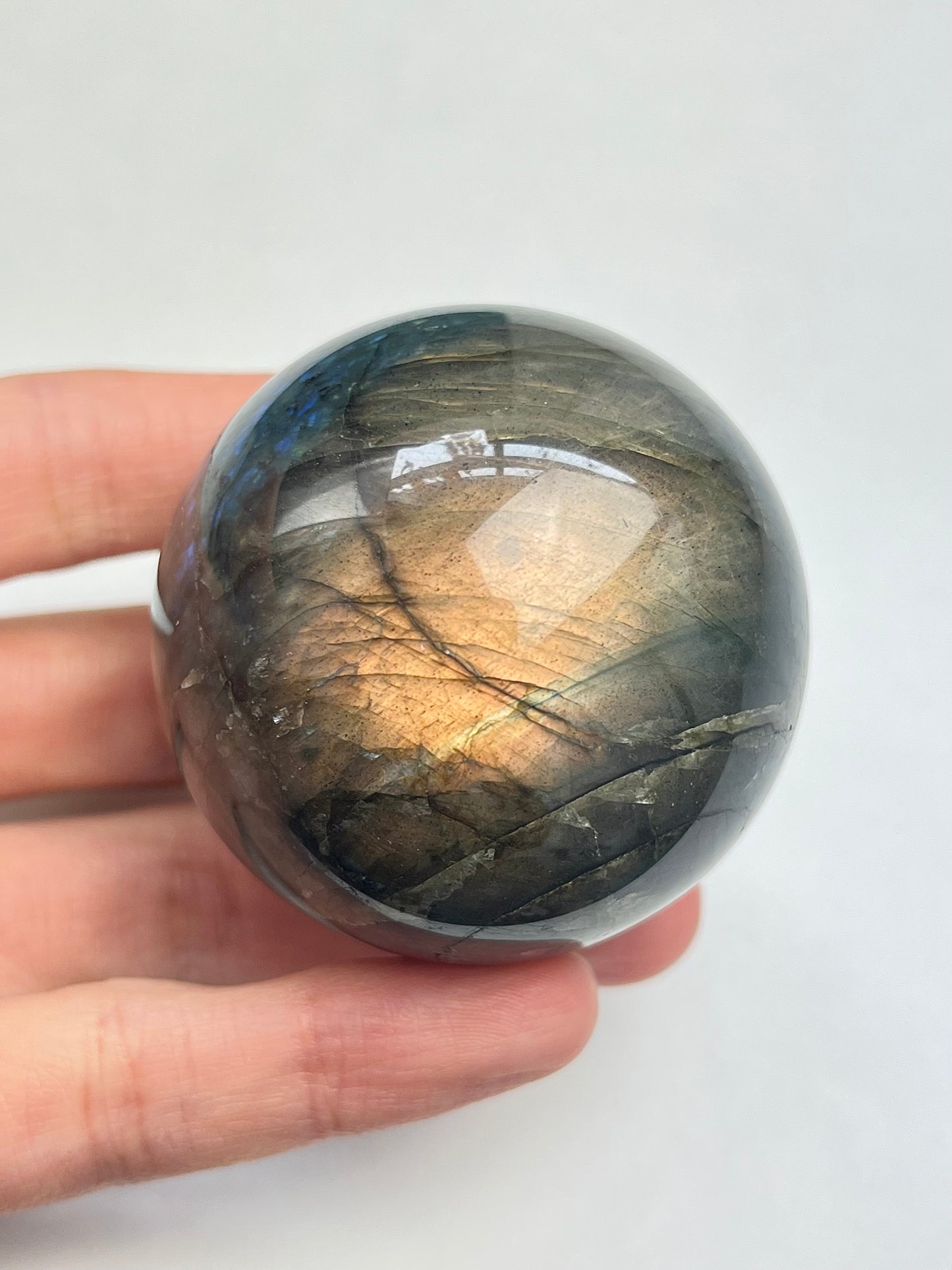 Labradorite sphere