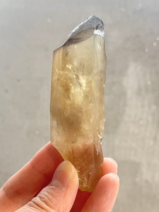 Naturlig citrin fra Zambia