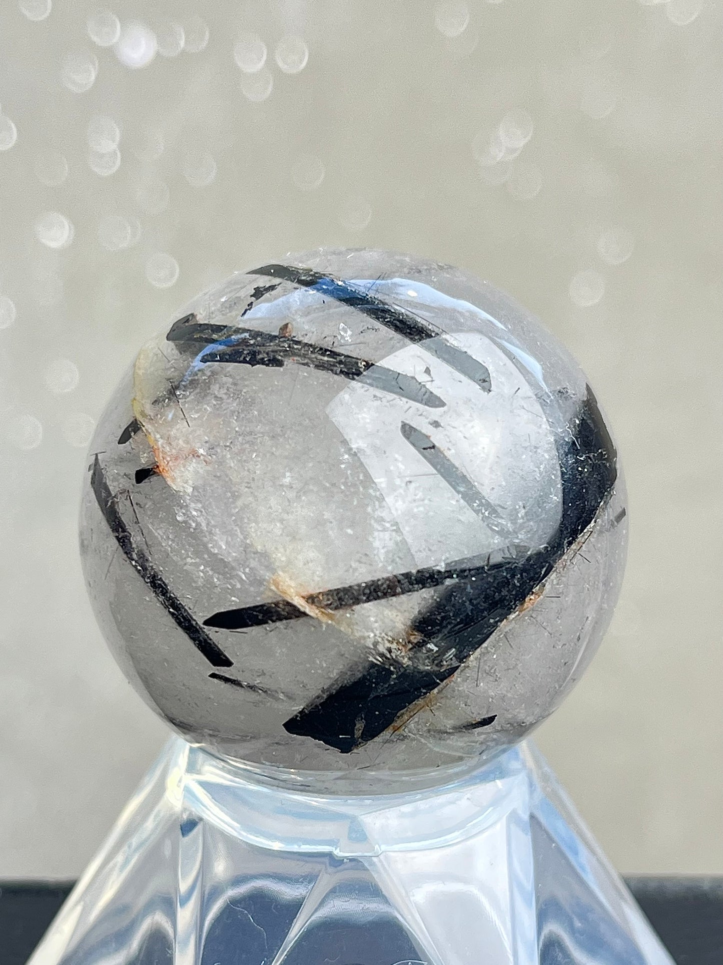 tourmaline-colored ball