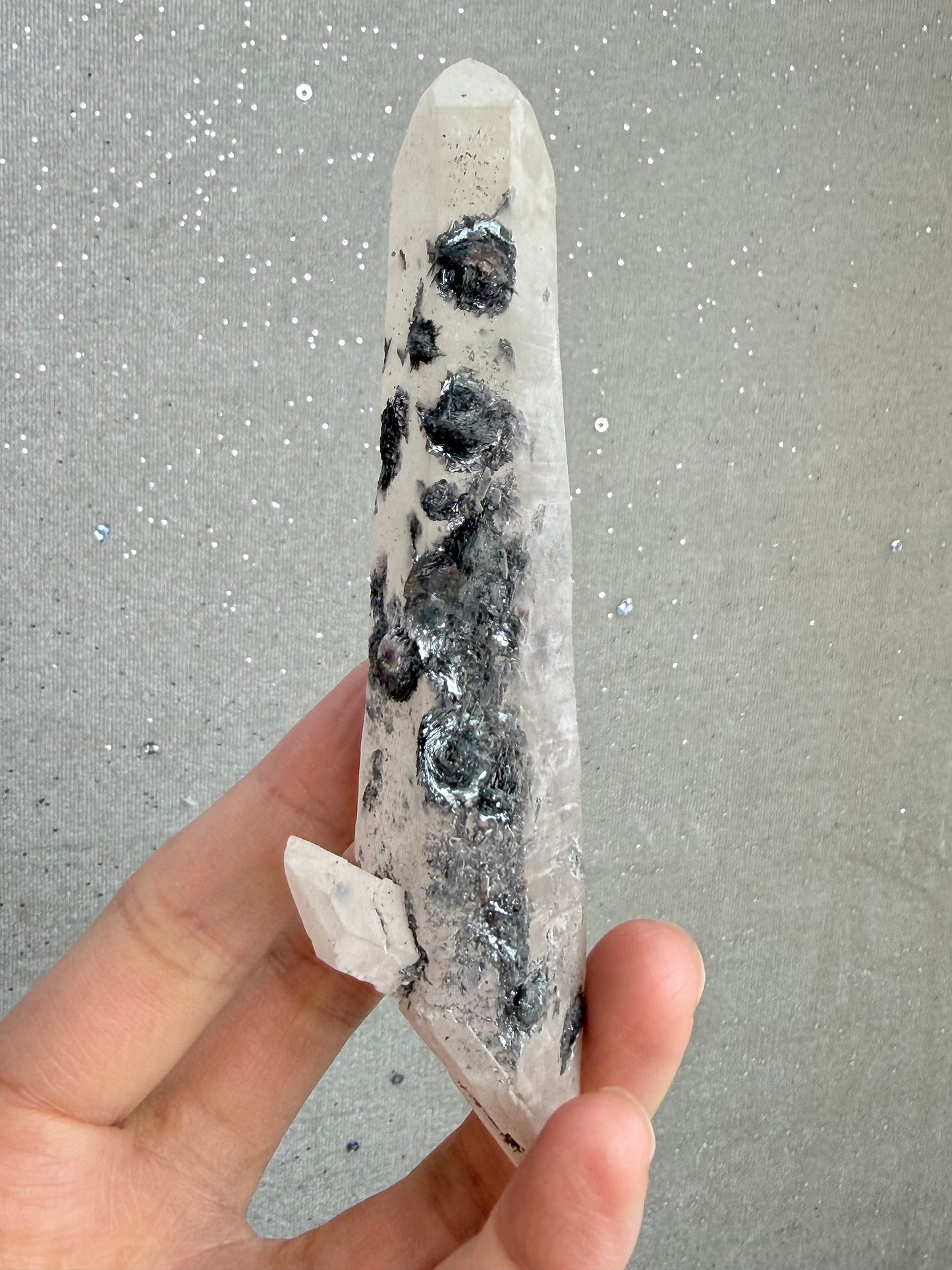 Kvarts med Hematitt (Specularite)