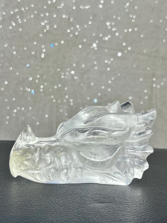 Bergkrystall klarkvarts Drage