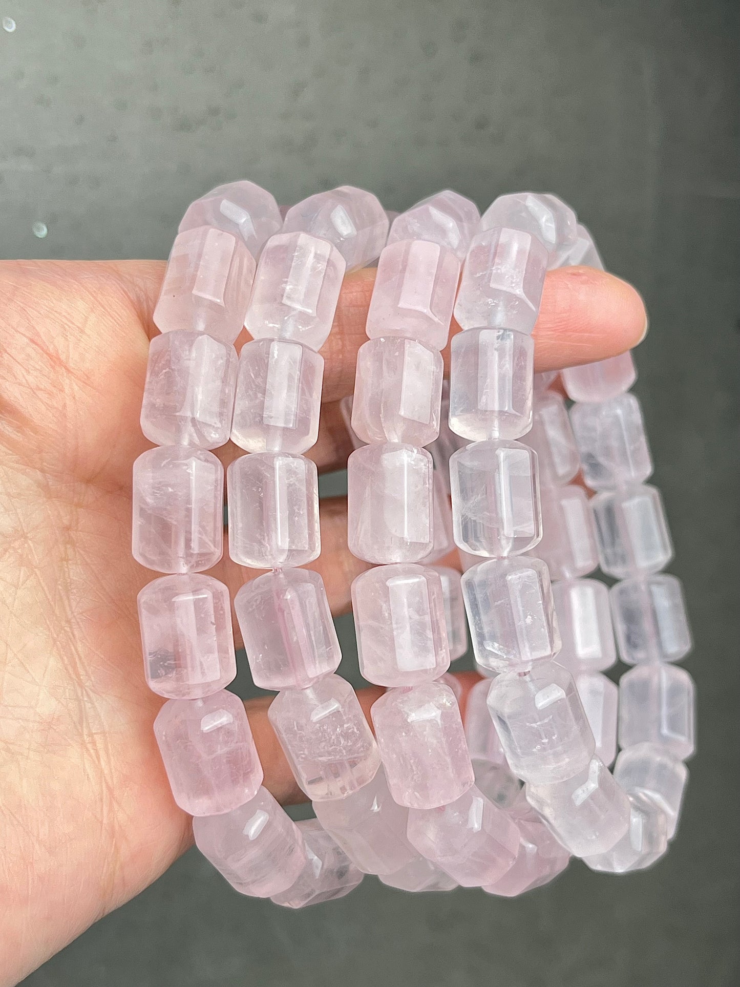 Rosenkvarts armbånd 10mm+