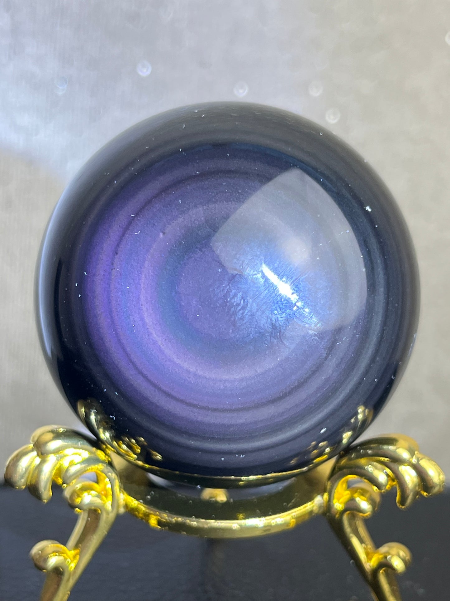 Regnbue obsidian kule , God kvalitet