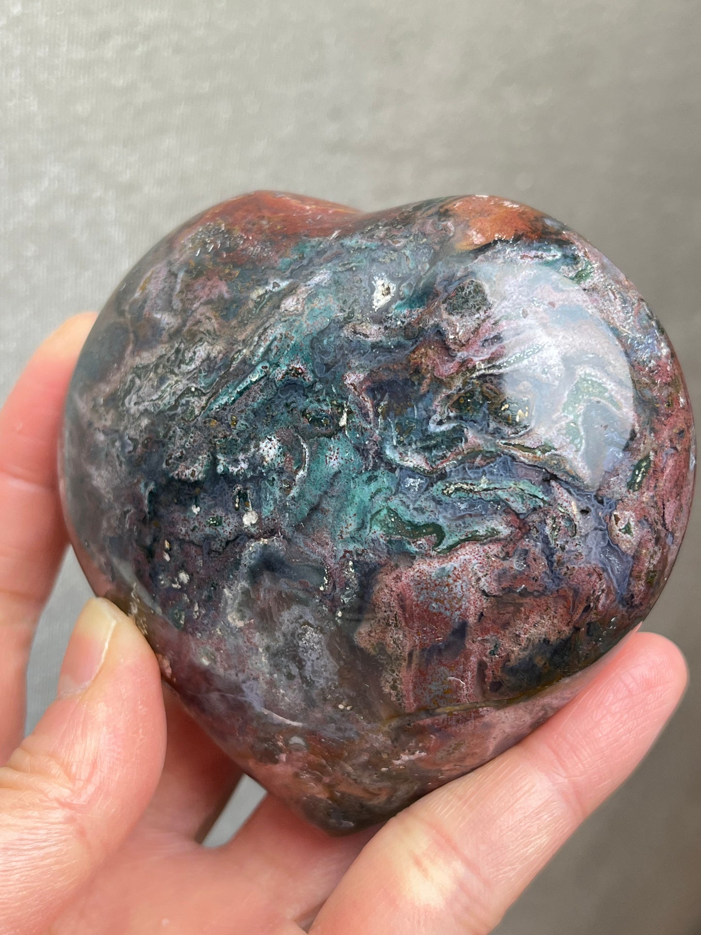 Jaspis(Cosmic jaspis) Hjerte