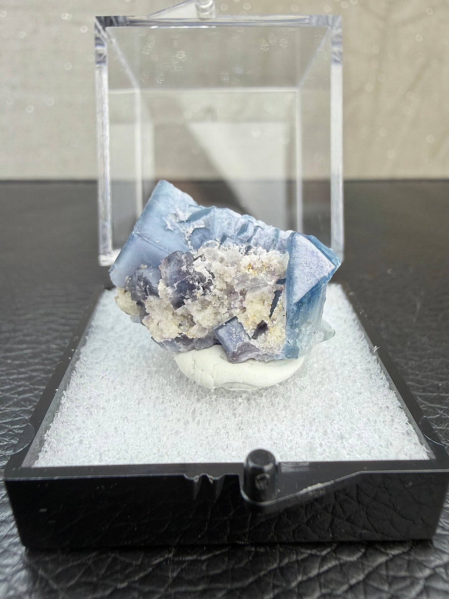 Blue Fluorite with box